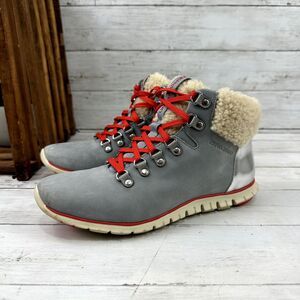 Cole Haan Boots Womens 8.5 B Zero Grand Shearling Winter‎ Waterproof W09836 Gray
